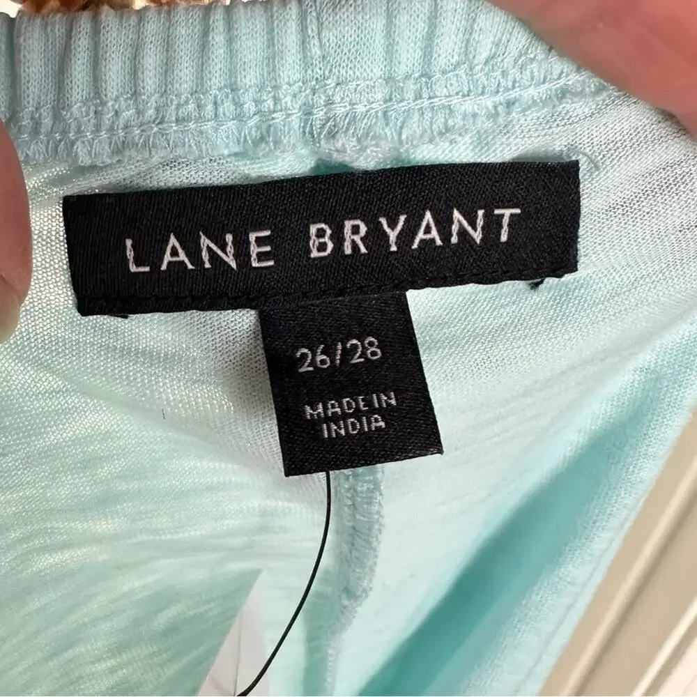 Lane Bryant Classic Square Neck Embroidered Peplum Tank Top Shirt Size 26/28 NWT - Picture 8 of 11